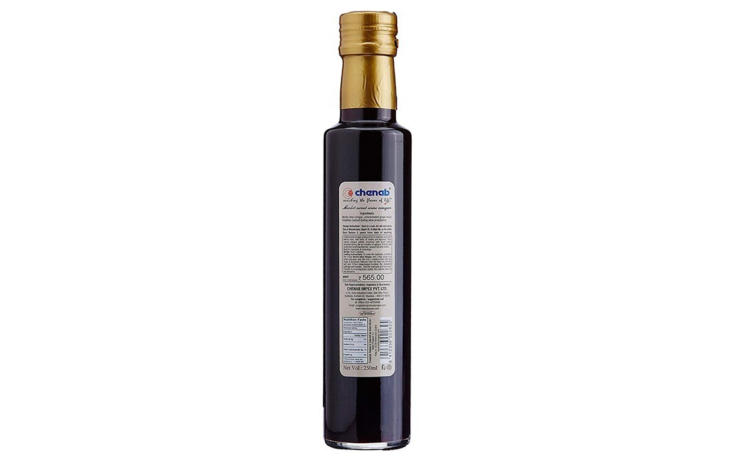 Dolce Vita Merlot Sweet Wine Vinegar   Glass Bottle  250 millilitre